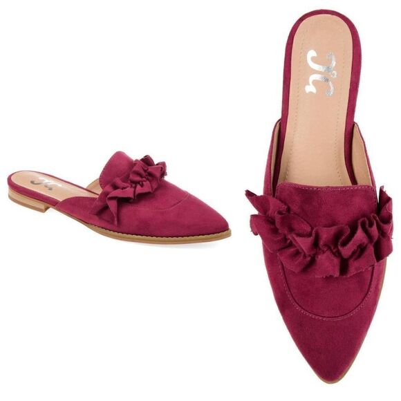 NEW Journee Collection Kessie Purple Mules Sandal Size 7.5 - Picture 1 of 11